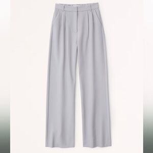 NWT A&F Sloane Tailored Pant Light Grey